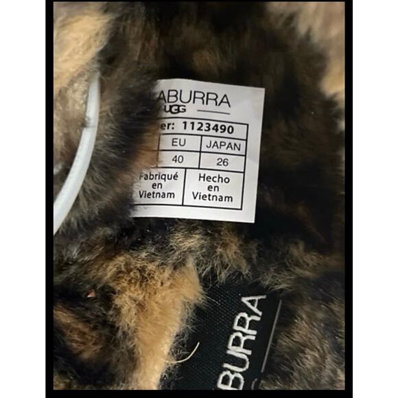 New Koolaburra by Ugg W Fuzz-On Women’s Cozy Slides Slippers Leopard Size 9 - Picture 11 of 12